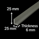 Premium 304 Stainless Steel Angle – 25mm x 25mm x 6mm – Strong, Durable & Corrosion-Resistant