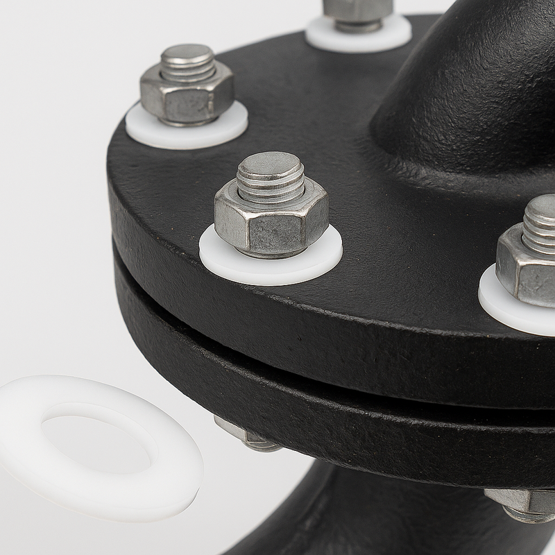 PTFE Washers – Natural, For Industrial & Chemical Use
