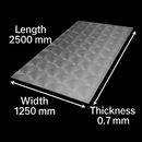 Premium 2500mm x 1250mm 0.7mm Stainless Steel Circle Polished Sheet – High-Quality, Durable & Corrosion-Resistant