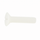 Slotted Head Nylon Screws – Natural Nylon For Secure Fastening