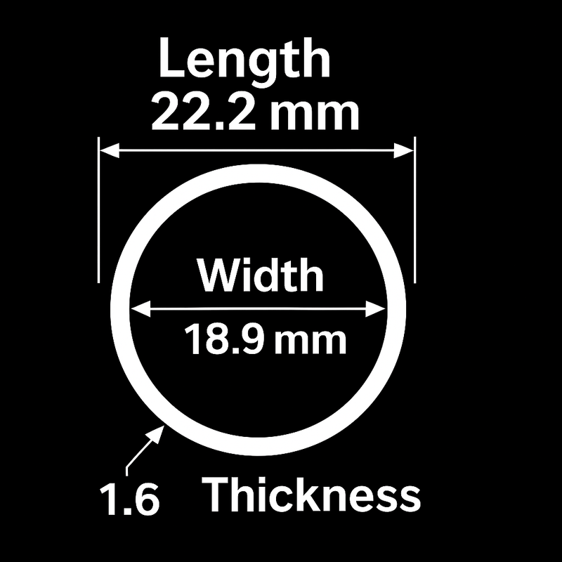 22.2mm x 1.6mm Brushed Polished Brass Round Tube – 7/8" x 16SWG | Decorative Brass Tubing for Furniture, Handrails, Art & DIY Projects | High Quality Brass Pipe by Aluminium Warehouse