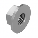 Flanged Hex Nuts – DIN 6923, 100 Pack For Machinery