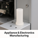 Natural Silicone Ribbed Eze Caps - 20Pack