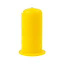 Flanged Driveshaft End Caps – Yellow LDPE