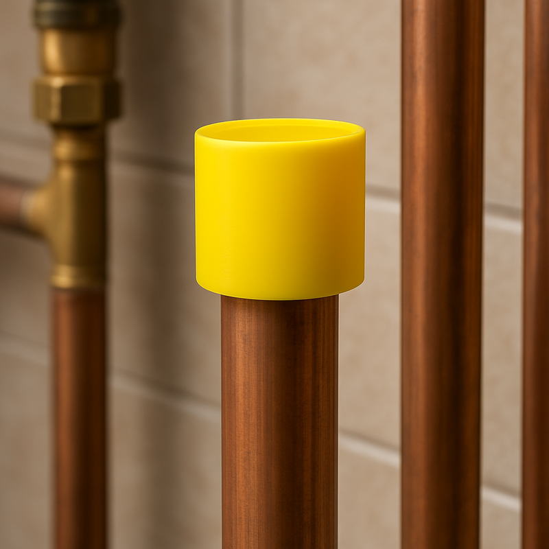 Yellow Pipe Caps 316-1000mm For Pipes & Tubes