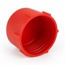UNF Threaded Caps Red LDPE For Secure Thread Protection