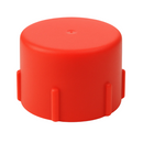 UNF Threaded Caps Red LDPE For Secure Thread Protection
