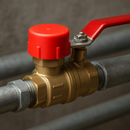 UNF Threaded Caps Red LDPE For Secure Thread Protection