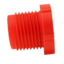 Red LDPE UNF Threaded Plugs – Durable Protection