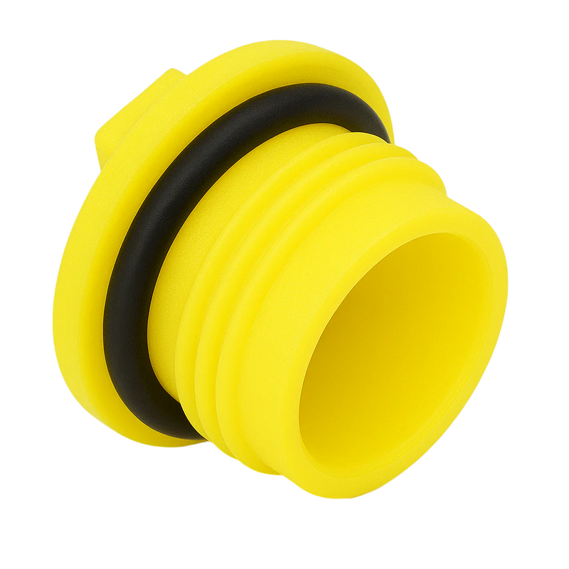 Yellow HDPE UNF Sealing Plugs For Reliable Seal Protection
