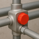 BSP Threaded Plugs – Red LDPE For Reliable Thread Seal