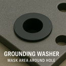 Black TPR Washer Masking Plugs – Perfect for Masking (25Pcs)