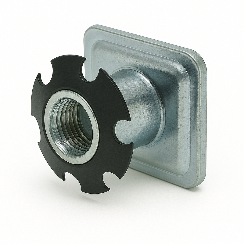Square Spring Inserts For Tight And Secure Connections - Pack of 15