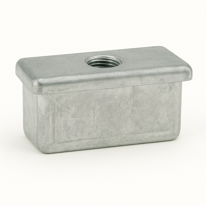 Rectangular Metal Inserts for Secure & Stable Connection - Pack of 2