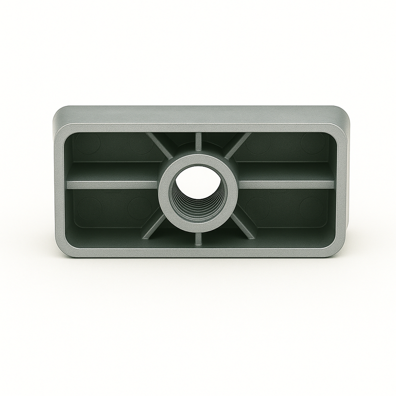 Rectangular Metal Inserts for Secure & Stable Connection - Pack of 2