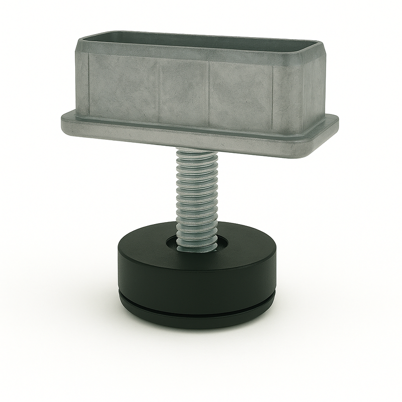 Rectangular Metal Inserts for Secure & Stable Connection - Pack of 2