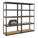2Pack Garage Shelving – Premium Heavy-Duty Storage Racks | 200–280kg Per Shelf | Ideal For Garage & Shed