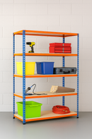 Industrial Shelving Unit | 5 Tier Storage Rack – 200kg Per Level | Ideal For Home & Garage