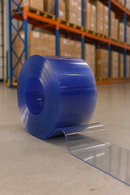 Heavy-Duty Clear PVC Strip Roll – 50m Bulk Roll for Industrial Strip Curtains, Cold Rooms & Dust Control