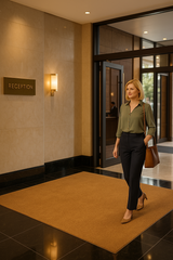 Coir Entrance Matting - 1m or 2m - Easy to Cut To Size Roll