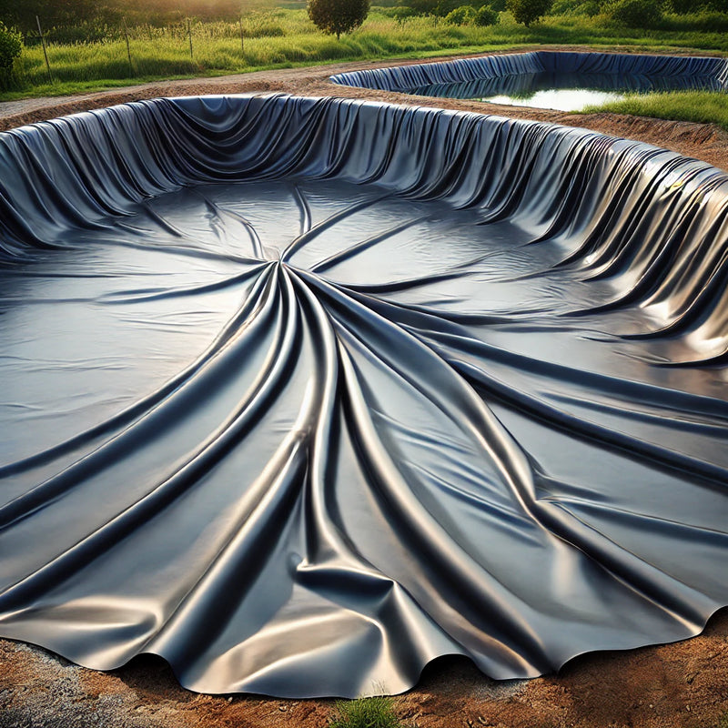 Heavy Duty UV Resistant HDPE Pond Liner With Free Underlay