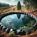 Heavy Duty HDPE Pond Liner with Free Underlay – UV Resistant & Tear-Proof – Lifetime Guarantee for Long-Lasting Water Containment