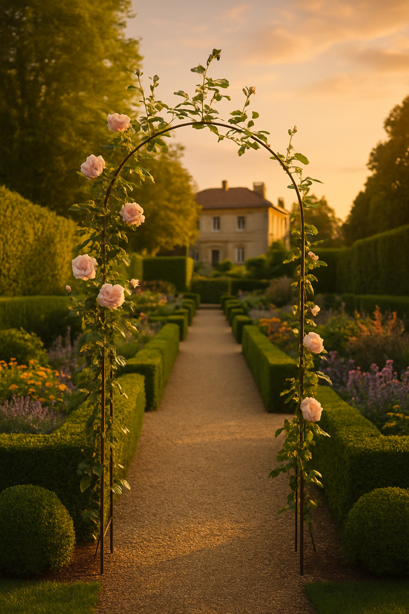 Elegance Fine Steel Garden Arch – 1.25m Wide × 2m High 2