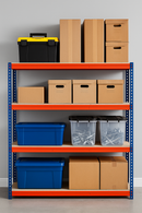 Heavy Duty 1x Garage Shelving – Workshop & Commercial Storage | Up to 500 kg Per Shelf
