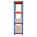Heavy Duty 1x Garage Shelving – Workshop & Commercial Storage | Up to 500 kg Per Shelf