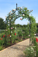 Gothic Steel Pergola – Victorian-Style Arched Garden Walkway 2