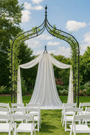 Gothic Steel Pergola – Victorian-Style Arched Garden Walkway 3