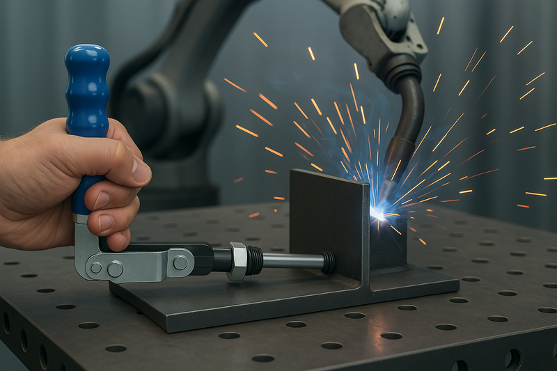Heavy Duty Push-Pull Toggle Clamp | Hole Mounting | Steel Construction