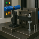 Heavy Duty Vertical Toggle Clamp – T-Handle With Adjustable Spindle