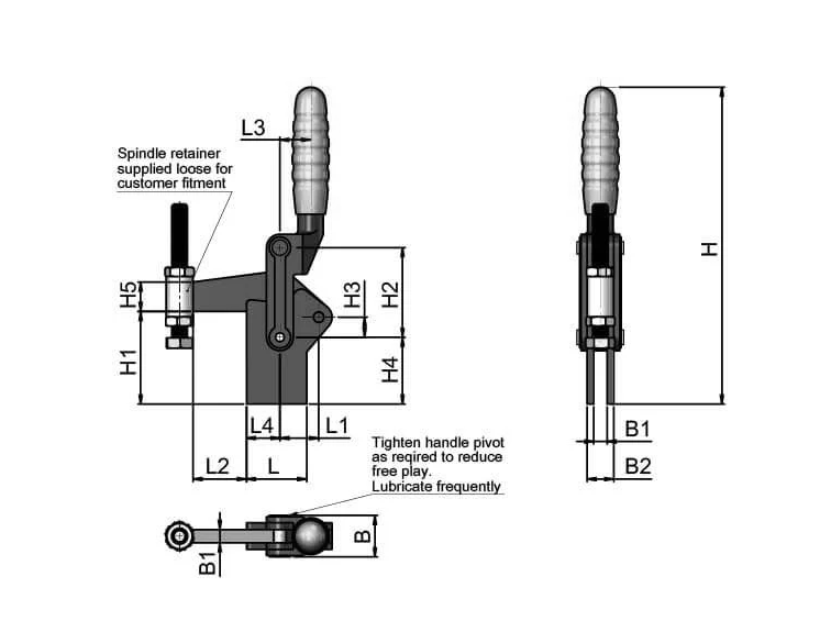 Heavy Duty Toggle Clamp – Solid Arm Grip For Welding Work