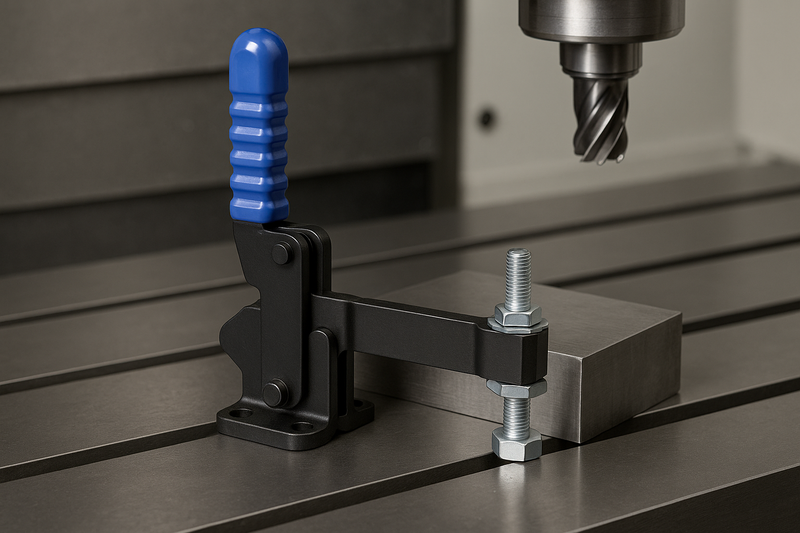 Heavy Duty Vertical Toggle Clamp – Adjustable Spindle