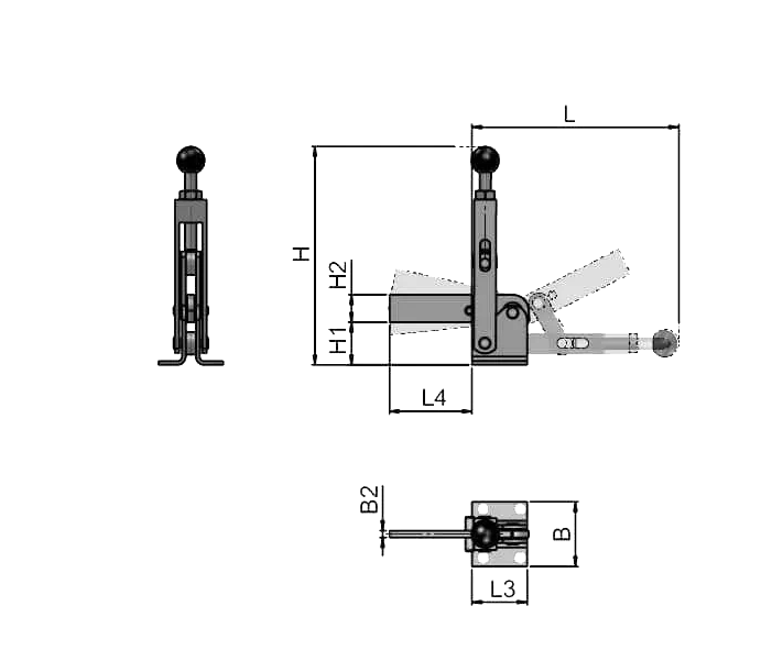 High-Speed Adjustable Toggle Clamp – Heavy Duty Steel