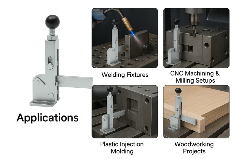 High-Speed Adjustable Toggle Clamp – Heavy Duty Steel