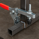 Horizontal Toggle Clamp – Adjustable Spindle Rubber Pad For Industrial Use