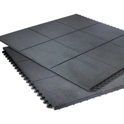 PVC Free Solid Interconnecting Garage Tiles - Rubber Co