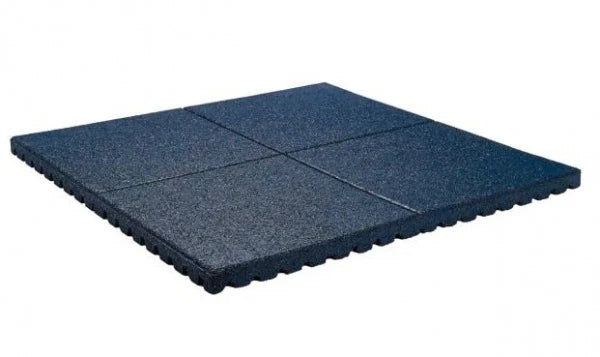 Safety Mats for Play and Protect - 1m x 1m Rubber Tiles, Anti-Slip, Weather-Resistant, Insulated, Ideal for Playgrounds, Gyms, Pools