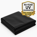 White Smoke Heavy Duty HDPE Pond Liner | 40-Year Guarantee | Free Underlay Included | UV & Tear Resistant | 0.35mm