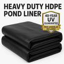 Dark Slate Gray Heavy Duty HDPE Pond Liner | 40-Year Guarantee | Free Underlay Included | UV & Tear Resistant | 0.35mm