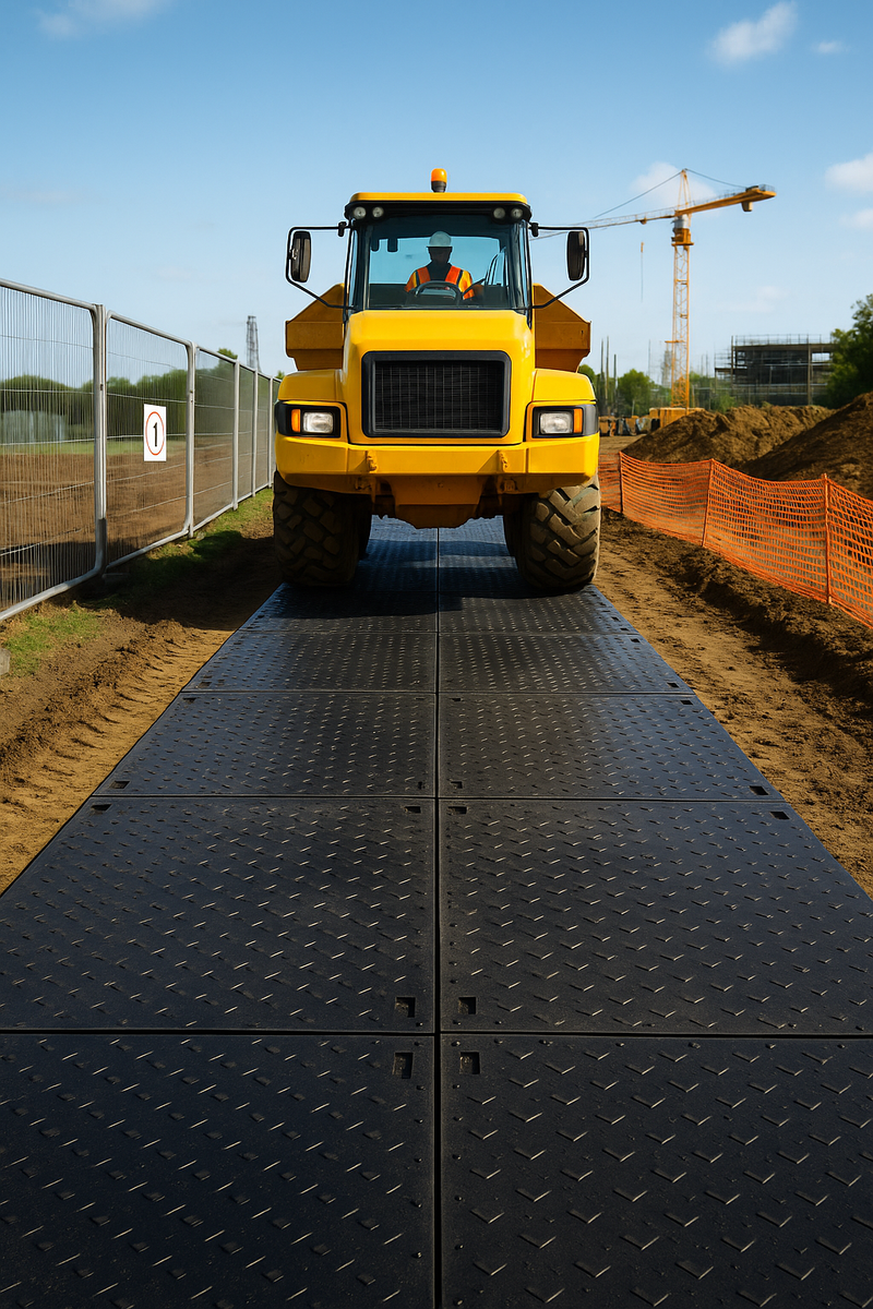 TerraLock™ Heavy Duty Ground Protection Mat Load-Bearing Strength– 2400mm x 1200mm x 15mm