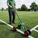 UK-made line marking applicator on sports court | IndtriLine