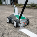 Close-up line marking striper on concrete | IndtriLine