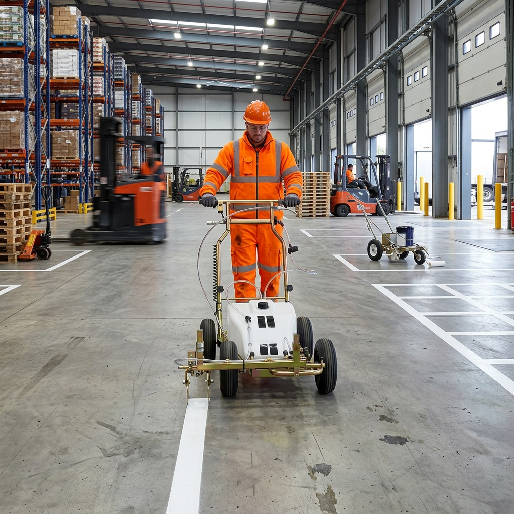 Premium Hard Surface Line Marking Machine | High-Volume Professio