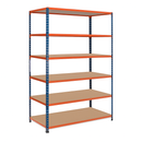 Heavy-Duty Industrial 6-Tier Shelving Rack –  200kg Per Shelf | Premium Storage For Stockrooms & Garage
