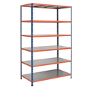 Heavy-Duty Industrial 6-Tier Shelving Rack –  200kg Per Shelf | Premium Storage For Stockrooms & Garage