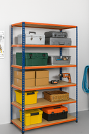 Heavy-Duty Industrial 6-Tier Shelving Rack –  200kg Per Shelf | Premium Storage For Stockrooms & Garage