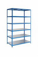 Heavy-Duty Industrial 6-Tier Shelving Rack –  200kg Per Shelf | Premium Storage For Stockrooms & Garage